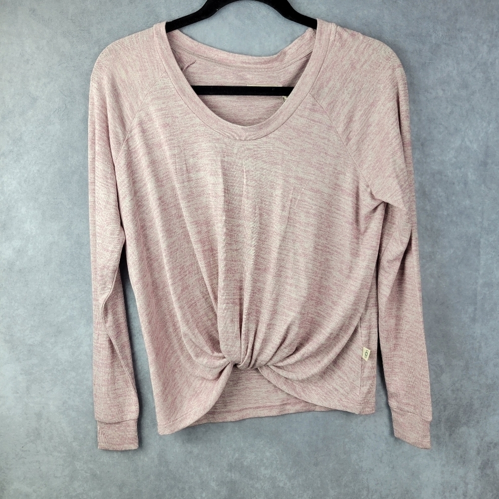 UGG Fallon Pajama Top Intimate Longsleeves‎ Heathered Pink Purple Size XS